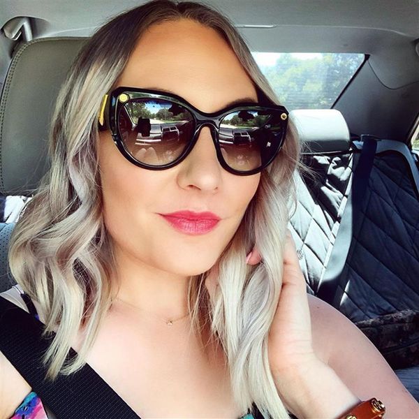 

ins trendy fashion stylish designer sunglasses for women ladies beach vocation driving luxury classic uv proof with box case254h, White;black