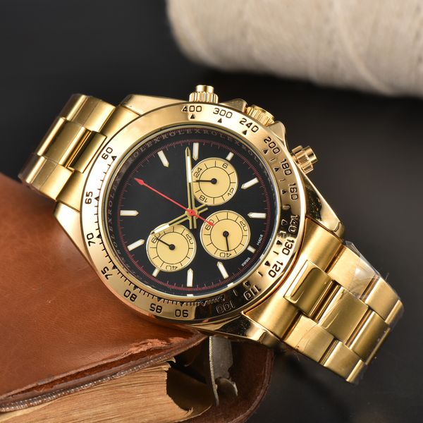 

luxury men's watches sapphire datejust automatic mechanical watches montre luxe luxury steel band watches, Slivery;brown
