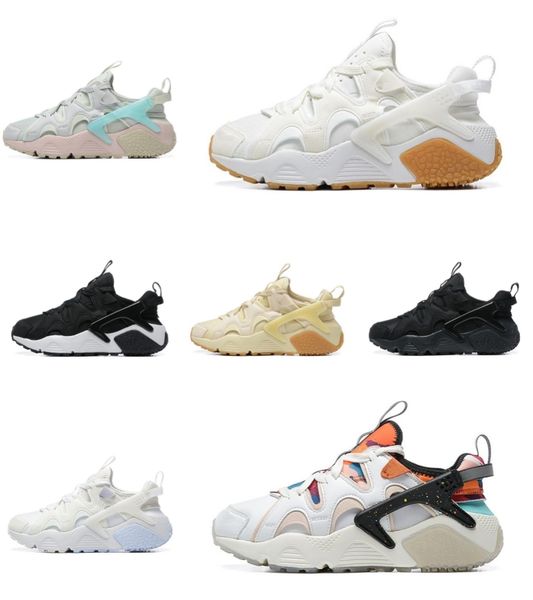 

huarache craft running shoes men women shoes triple black white sanddrift lunar new year light silver grey coconut milk mens trainers flat s