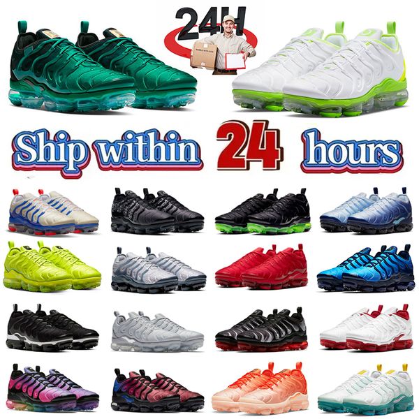 

high design tn plus running shoes for men women trainers triple black all white aqua silver particle wolf grey hyper blue sky pink water spo