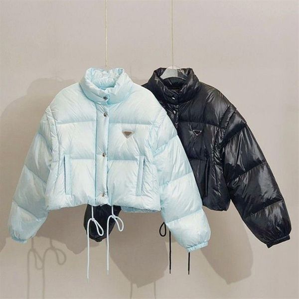 

classic women jacket parkas down coat fashion short jacket style slim corset thick outfit windbreaker pocket outsize lady warm pra258r, Black
