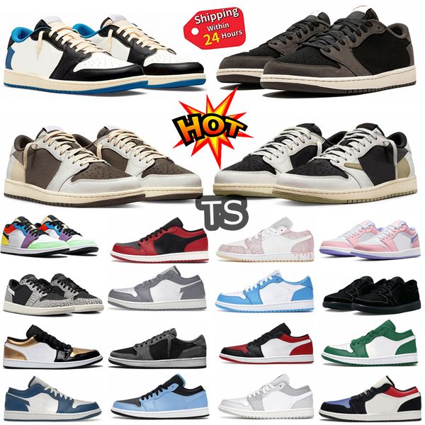 

jumpman 1 low basketball shoes og 1s men women triple white shadow designer university blue unc black bred toe light smoky grey mens sneaker