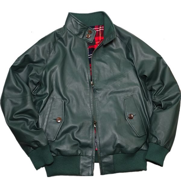 

men's jackets jacket leather g9 lambskin short light soft classic uk fashion spring autumn coat for male vintage clothes 230824, Black;brown