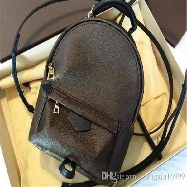 

fashion palm springs backpack mini genuine leather children backpack women printing leather size 22x15x9cm337s