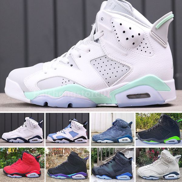 

jumpman 6 6s basketball shoes cool grey toro university blue red oreo georgetown midnight navy cactus jack black infrared unc mens trainers