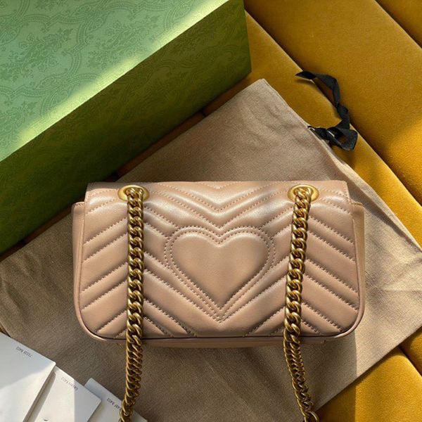 

marmont mini shoulder bags designer chain bags 10a high imitation underarm bags 22cm with box zg012