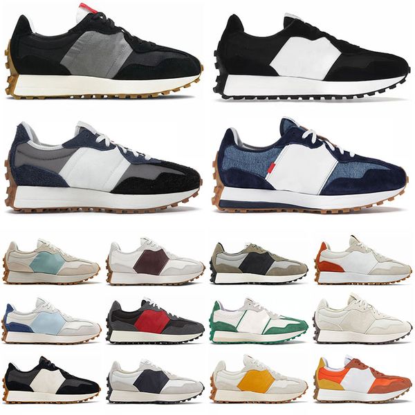 

2023 designer new nb 327 327s running shoes b327 sports trainers for men women grey navy black grey white black silver pride navy blue paisl
