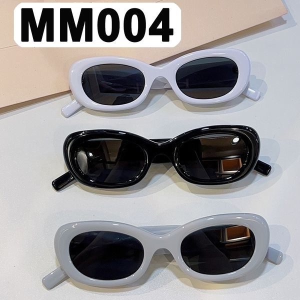 

sunglasses mm004 gentle yuumi women's for man glasses vintage luxury brand goods designer summer uv400 trendy monst korean 230823, White;black