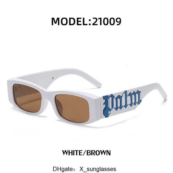 

retro small frame sunglasses for women with high-end panel design letters palm angles men personalized retro glasses qza7, White;black
