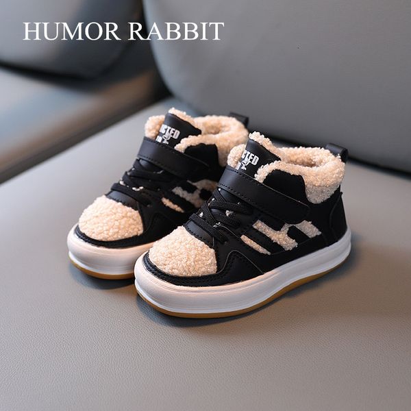

boots winter children snow boots for boys girls fashion baby kids outdoor sneakers ankle booties warm plush running sports kids shoes 230823, Black;grey