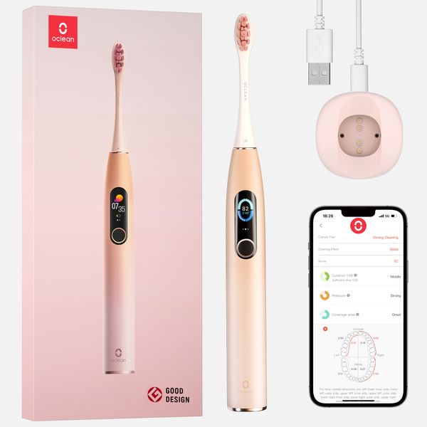 

toothbrush oclean x pro smart sonic electric toothbrush set ipx7 ultrasound whitener brush rechargeable automatic ultrasonic teethbrush kit