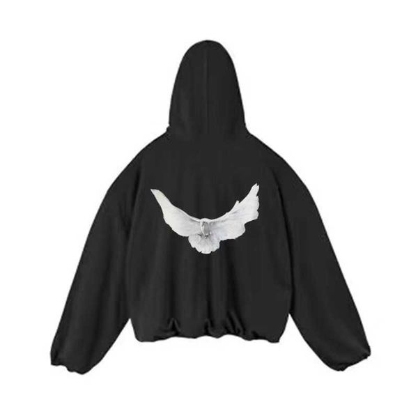 

gap designer men hoodie kanyes hoodies pullover sweatshirts loose long sleeve hooded jumper mens sweatshirt fashion brand hooded us size s, Black