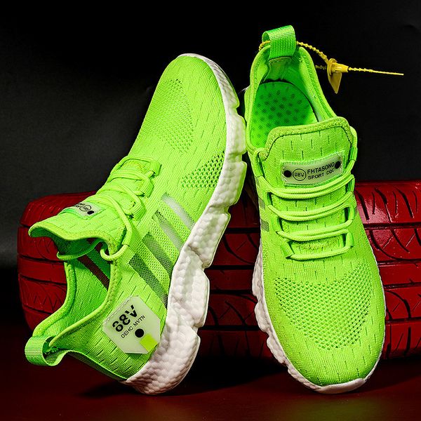 

dress shoes brand men shoes lightweiht casual shoes men sneakers mesh breathable casual jogging sports man running shoes zapatos hombre 2308, Black