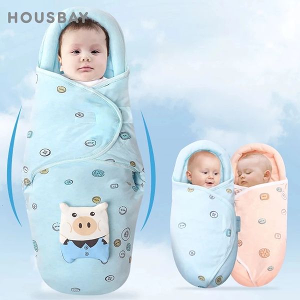 

sleeping bags 06months baby bag born head shaping neck protector design wrap blanket antistartle 1tog swaddle 230824