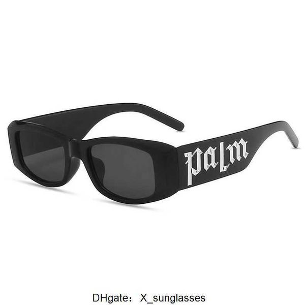 

23 small box sunglasses angels design uv400 palm retro frame plate outdoor travel, White;black