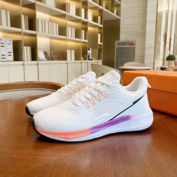 

brand men women running sports shoes breathable lightweight low lace-up zoom sneakers outdoor comfortable non-slip casual trainers 36-44, Black
