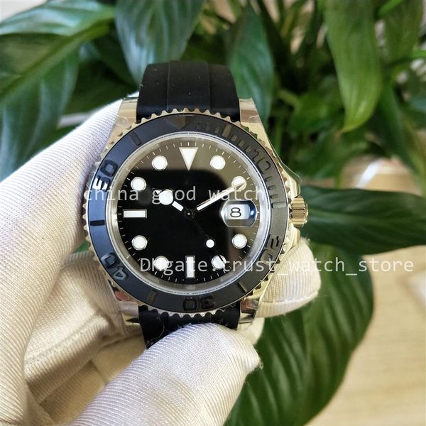 

super factory watches s bp 42mm ceramic bezel black dila mens automatic watch men rubber strap bpf dive wristwatches luminous 221l, Slivery;brown