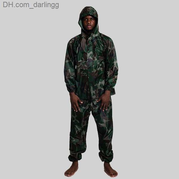 

conjoined raincoat coverall work safety clothing waterproof motorcycle raincoat man jumpsuit fashionable capa chuva rain gear q230824