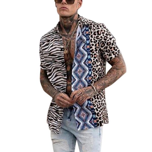 

trends men t shirts cotton uomo camicia short sleeve t-shirt hip hop tee print blouse216l, White;black