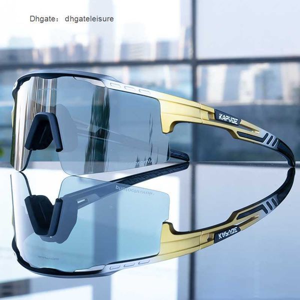 

cycling glasses kapvoe color changing glasses outdoor men's and women's sports running windproof goggles bicycle equipment, White;black