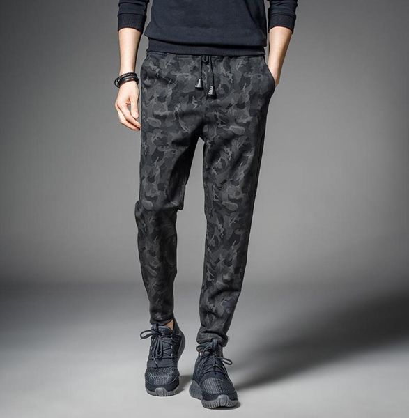 

men039s pants m5xl corredores dos homens camuflagem carga camo atleta masculino 2021 primavera2310713, Black