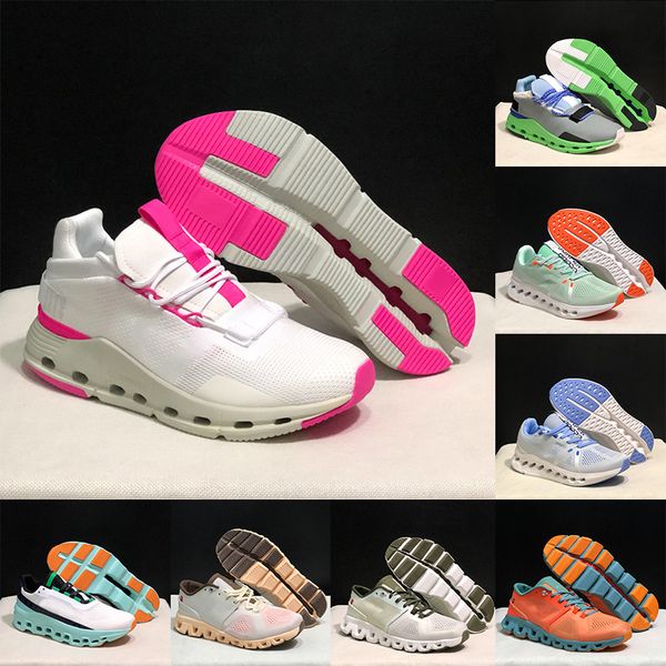 

2024 women mens cloud nova running shoes aaa+ pearl pink white black cloudnova form runners cloudstratus surfer clouds monster sports traine