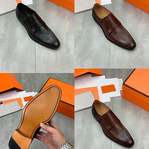 

men's shoes formal shoes men's shoes spring and autumn men's business cowhide leather shoes leather one foot pedal cover foot, Black