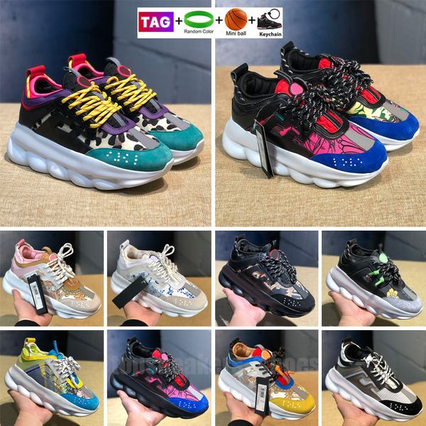 

designer casual shoes chain reaction wild jewels chain link trainer running shoes sneakers eur 36-47, Black