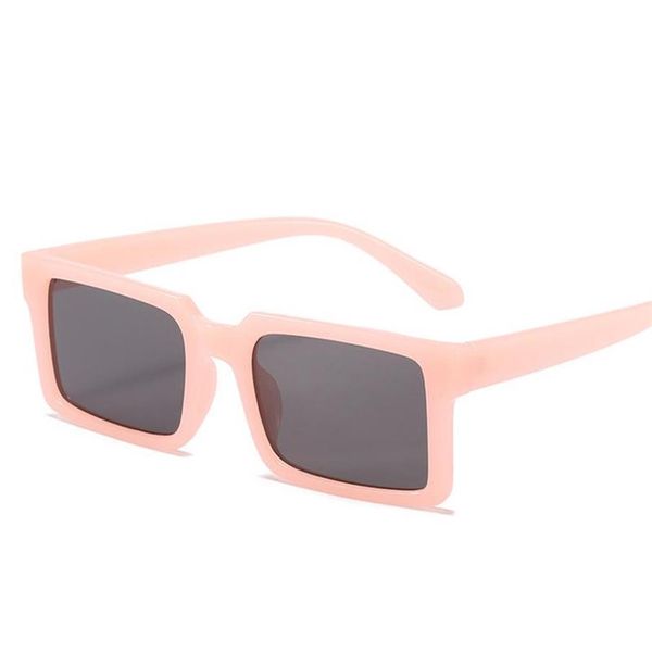 

sunglasses square simple wild jelly color female trend fashion personality uv400 metal hinge glasses womensunglasses268o, White;black