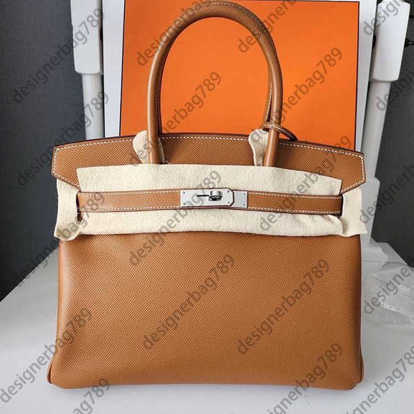 

genuine leather metallic hasp shoulder bag women's mens luxurys designer weekender lady tote work crossbody colorful on the go handbag