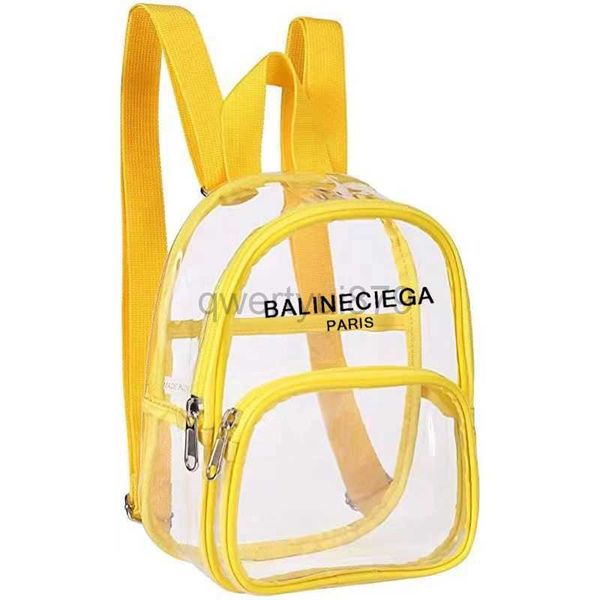 

2023 designer bag backpack pvc transparent bags outdoor sports sell waterproof mini travel backpack storageqwertyui8799
