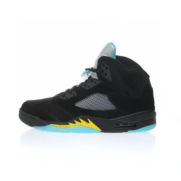 

black blue yellow fire jumpman 5 basketball shoes man/woman sport sneaker with original box fast delivery