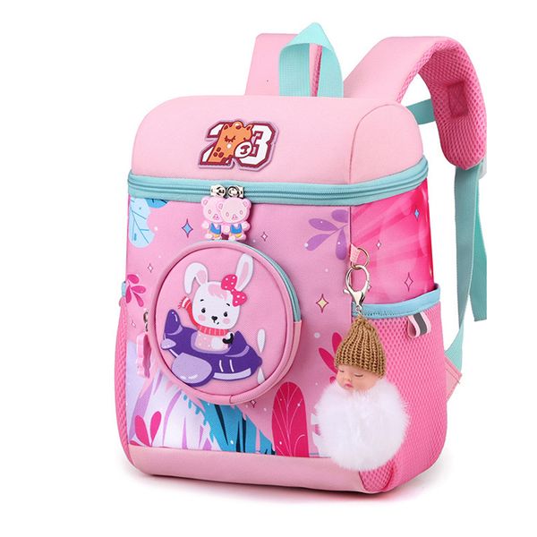 

backpacks kindergarten backpack school bags for girls baby princess rabbit satchel waterproof bag orthopedic boys fashion 230823