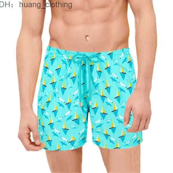 

vilebrequin shorts men swimwear herringbones turtles summer casual loose fit version psycho bunny 5 mff5, White;black