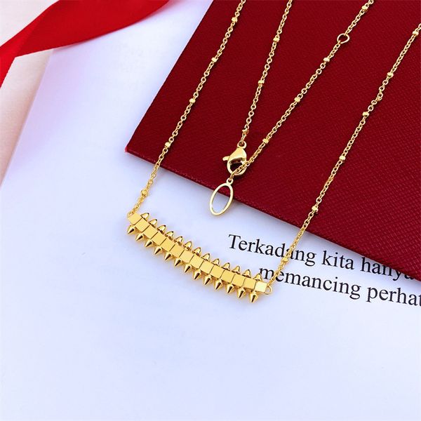 

luxury design necklace jewelry for lover men women fashion pendant gold and rose plated love necklace couple gift, Silver