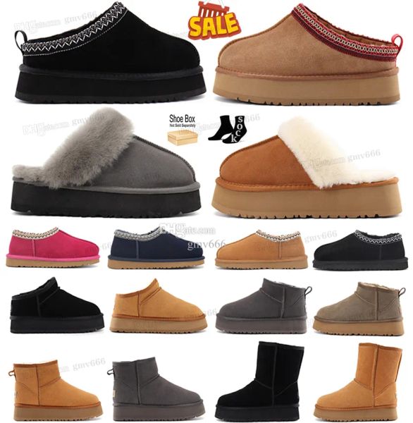 

women boot australia womens ultra mini platform boots fur slippers designer tasman tazz sandals classic petites suede winter australian npm, Black