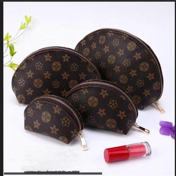 

women designer cosmetic bags organizer famous makeup bag travel pouch make up ladies cluch purses organizador toiletry 4pcs set ha215z