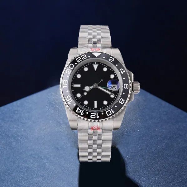 

mens watch glide lock luxury ceramic bezel sapphiremechanical submarine watches 904l steel dive wristwatches sapphire luminous rlx watches m, Slivery;golden