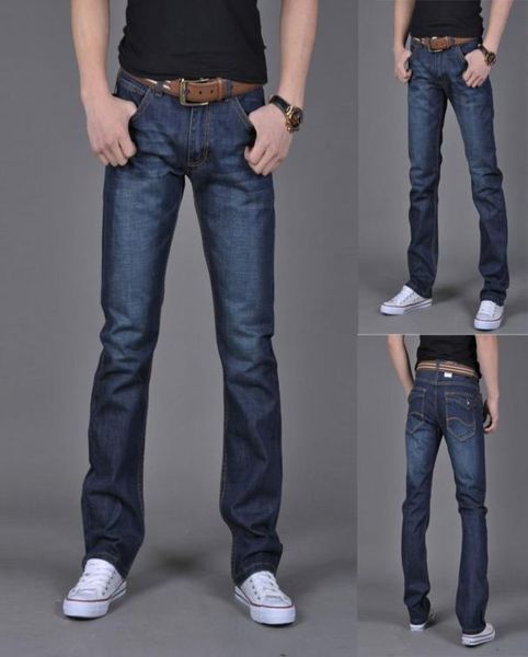 

sagace mens jeans skinny slim fit blue denim spijkerbroeken heren biker stretch pants work long trousers casual distressed a11278110403