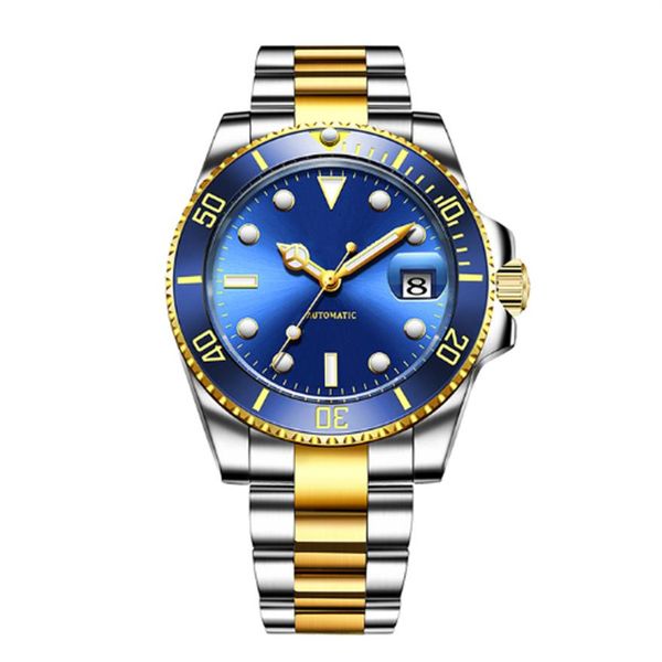 

ml 2022 new watch men automatic mechanical movement clock fashion sport diving watch sapphire ceramic luminous watches mens3173, Slivery;brown