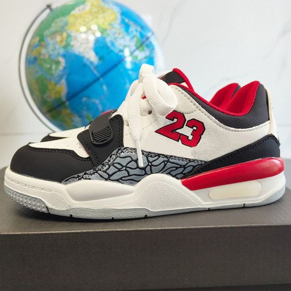 

kids basketball shoes baby jumpman legacy 312 bred cement white black red designer children for toddler sneakers fashion tennis shoe size 28