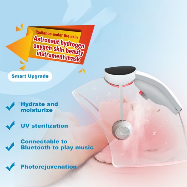 

led light therapy jet peel oxygen facial mask machine on sale