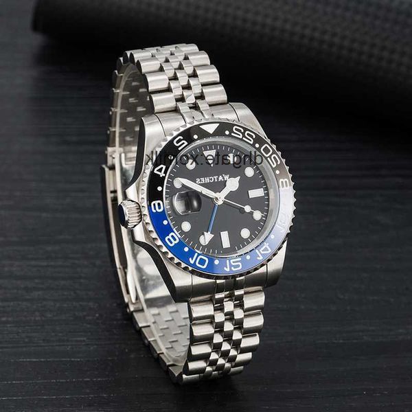 

u1montre de luxe mens mechanical movement watches ceramic stainless steel automatic watch waterproof sapphire super luminous for wristwatch, Slivery;golden