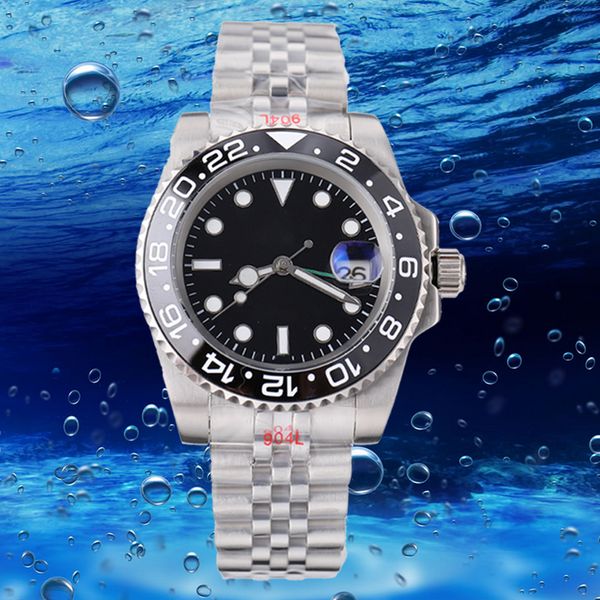 

luxury designer watches mens watch 41mm green dial automatic mechanical ceramic fashion classic stainless steel waterproof luminous sapphire, Slivery;brown