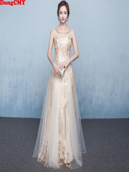 

dongcmy new champagne color long formal evening dress women party vestidos robe de soiree elegant gown lj2011254247151, White;black