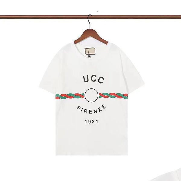 

mens t shirts men shirt designer t shirts tees round neck short sleeve designer clothing summer pure cotton printed t-shirt same style for f, White;black