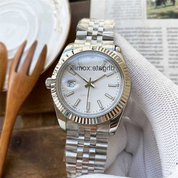 

men watches arabic scale automatic mechanical movement stainless steel case auto date splash waterproof watch black blue dial design wristwa, Slivery;golden