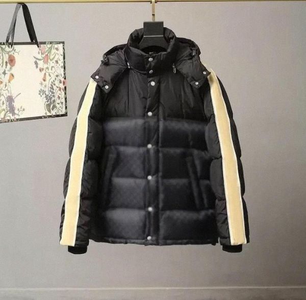 

winter mens jackets embroidery zipper outwear coats windproof windbreaker hooded warm casual clothing m-5xl t8hv#, Black;brown