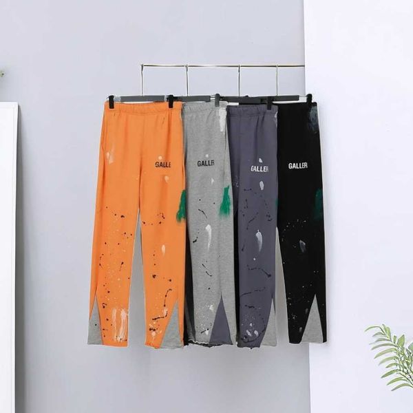 

jeans men's mens pants designer shorts the high street sweatpants dfpt speckled letter print women's couple loose versatile casual, Blue