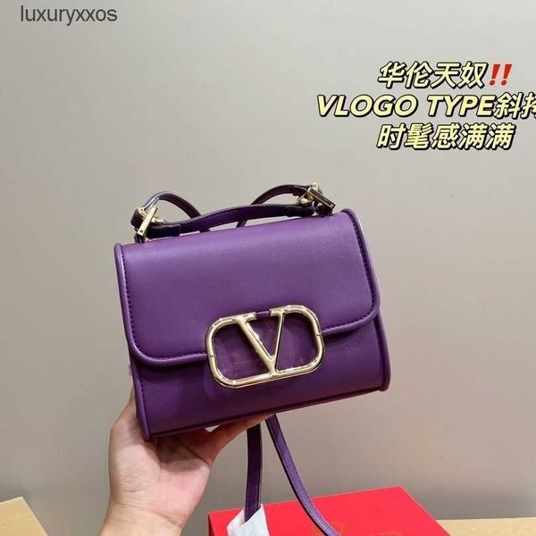 

handbag purse lady evening valentinoc bags 2023 summer bag women's one shoulder flap small square tofu flight leather type crossbody z2